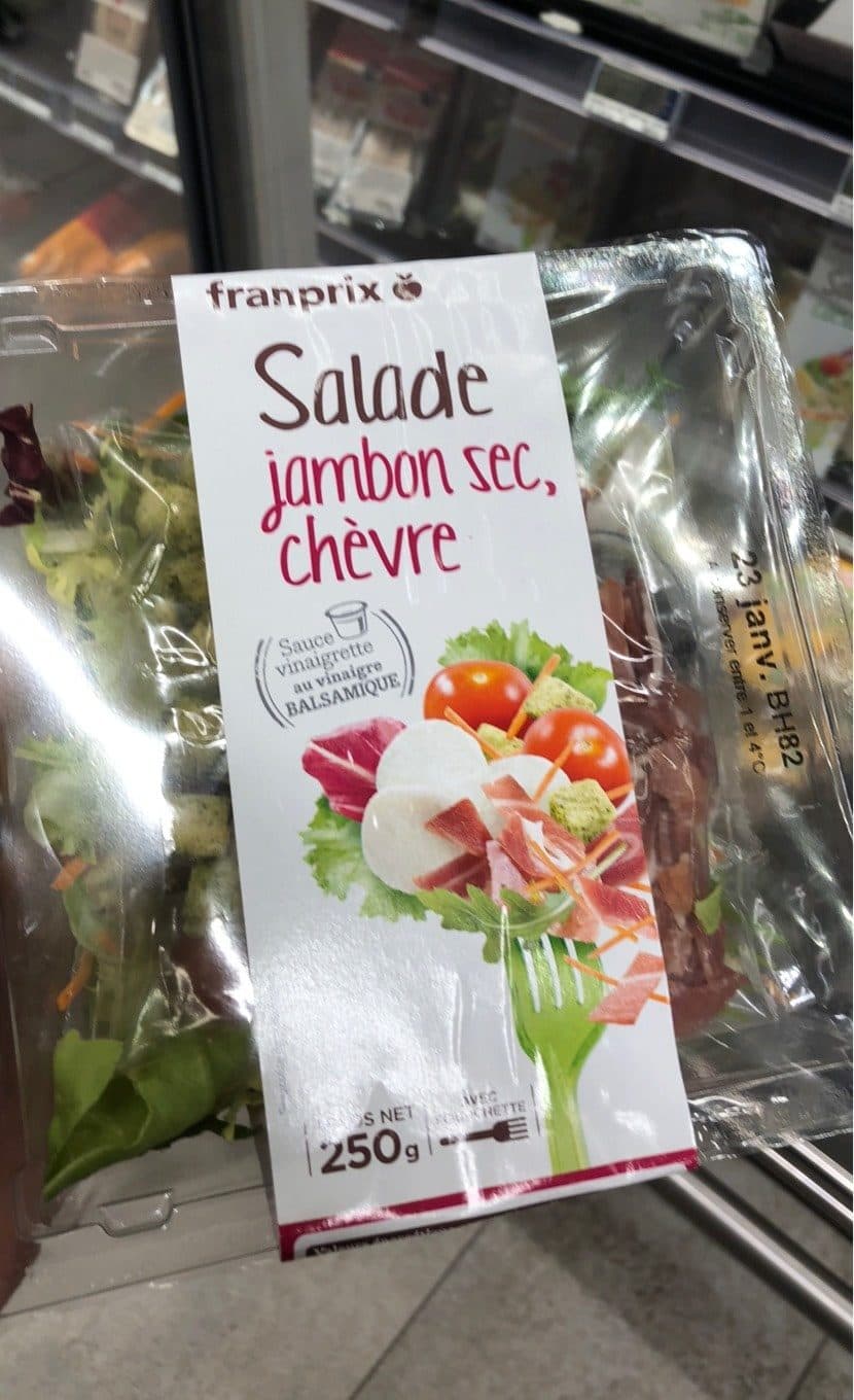 Franprix Salade jambon sec chevre packshot