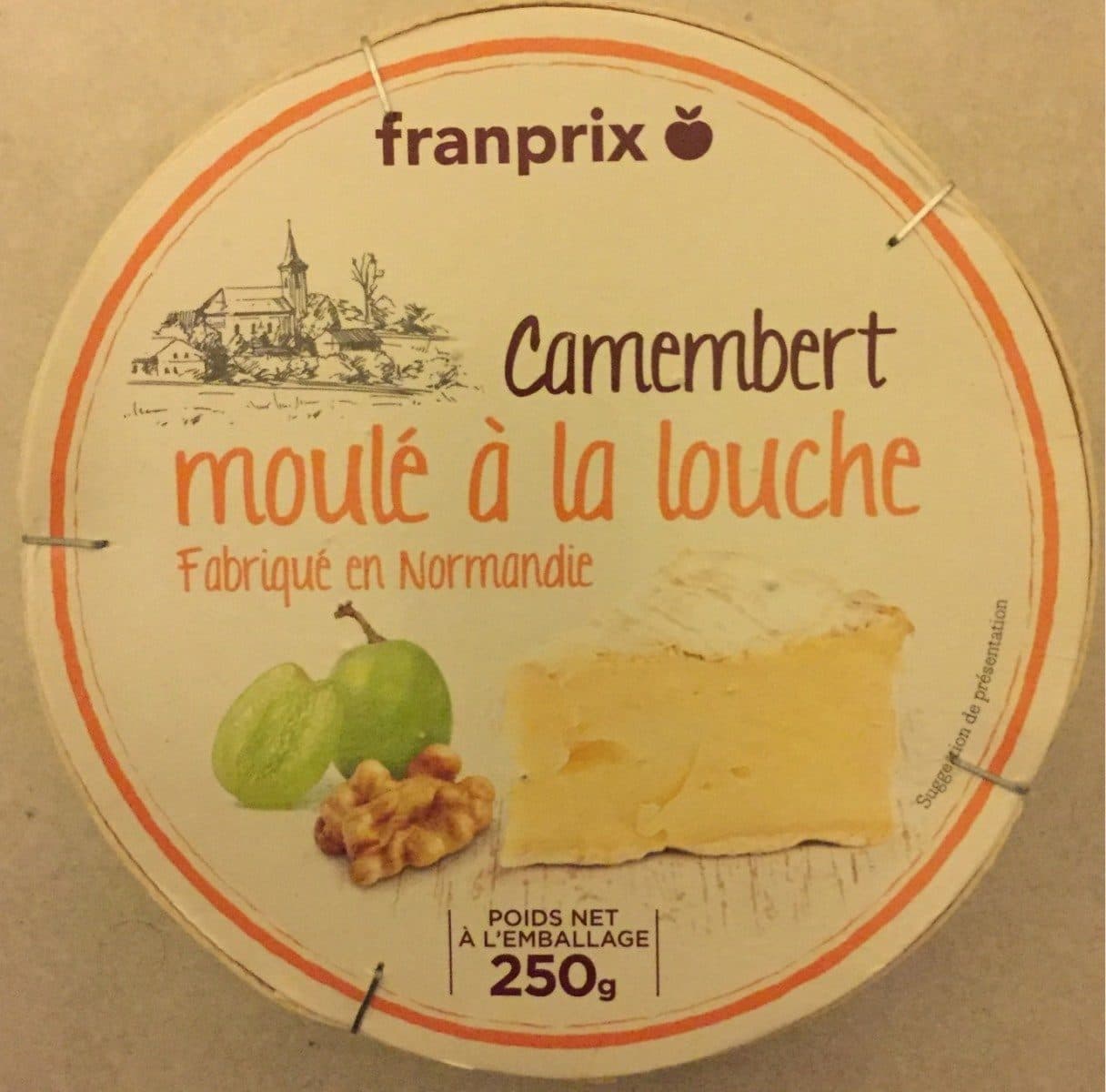 Franprix Camembert moulé à la louche packshot