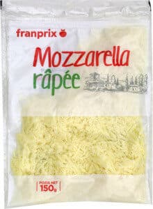 Franprix mozzarella râpée packshot