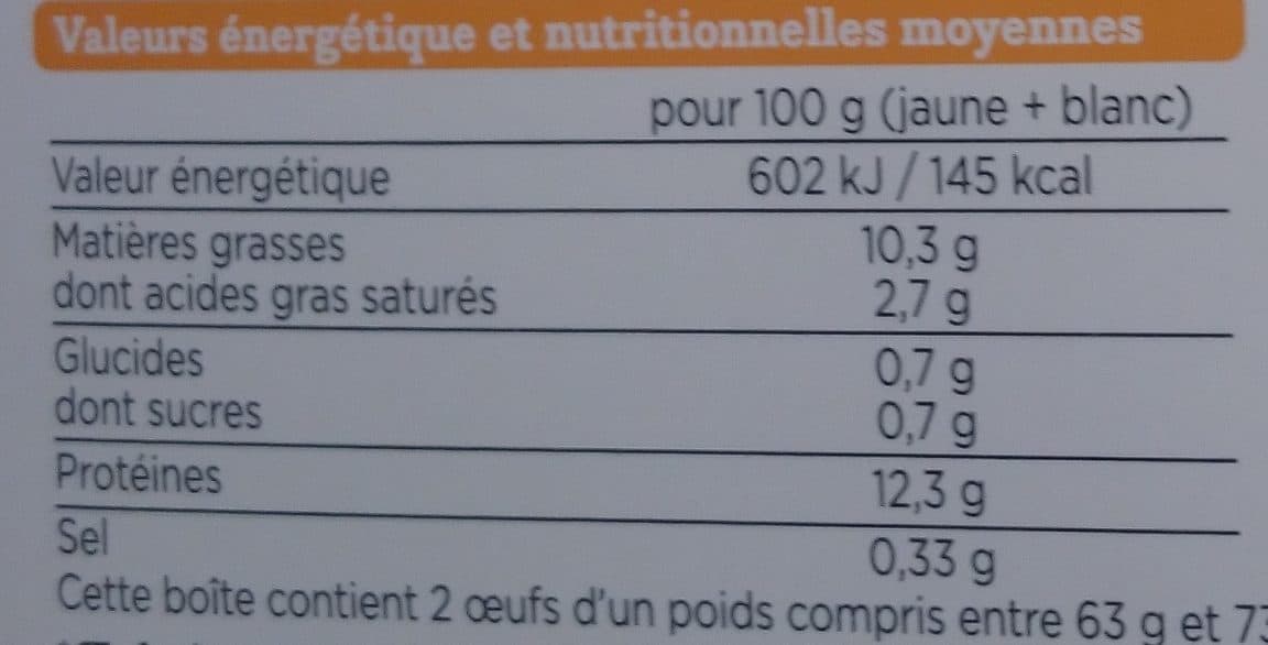 Franprix 2 Gros Oeufs packshot