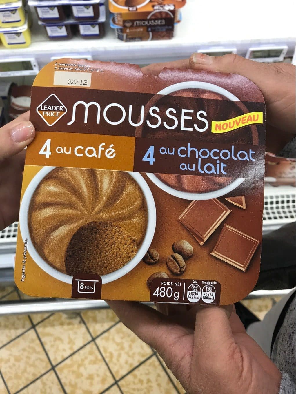 Leader Price Mousses packshot