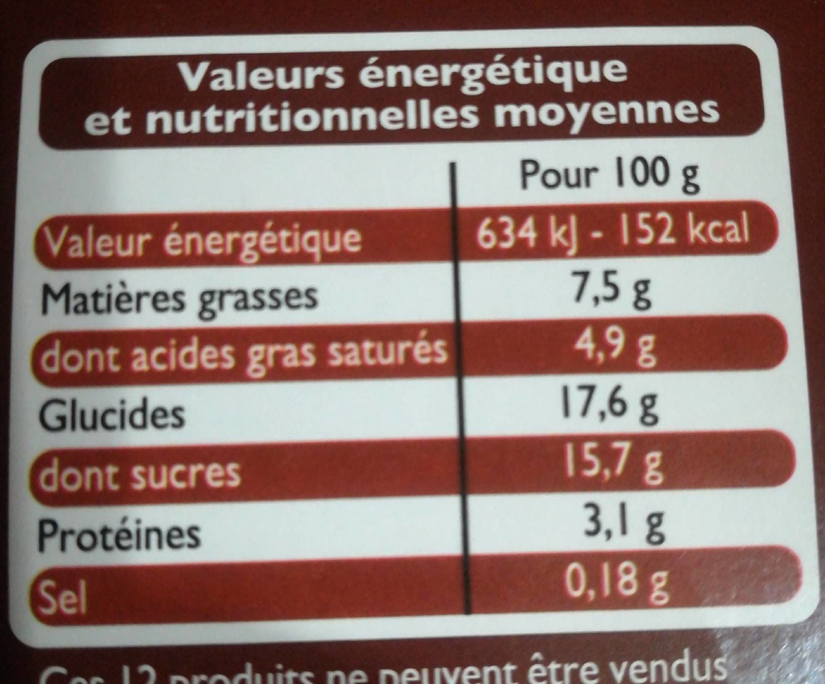 Leader Price Liégeois au chocolat packshot