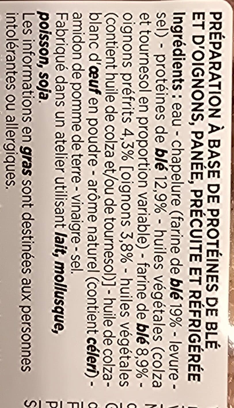 Franprix nuggets veggie blé oignon packshot