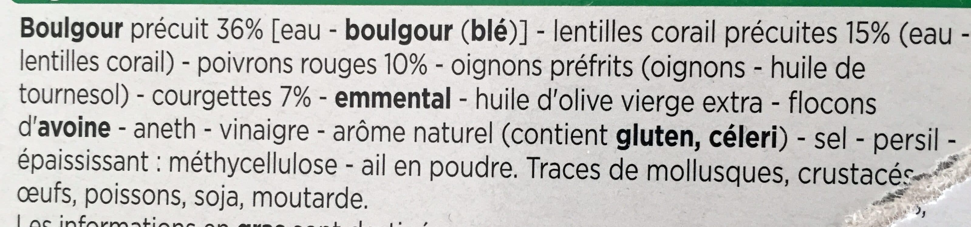 Franprix Galettes Boulgour et Lentilles Corail packshot