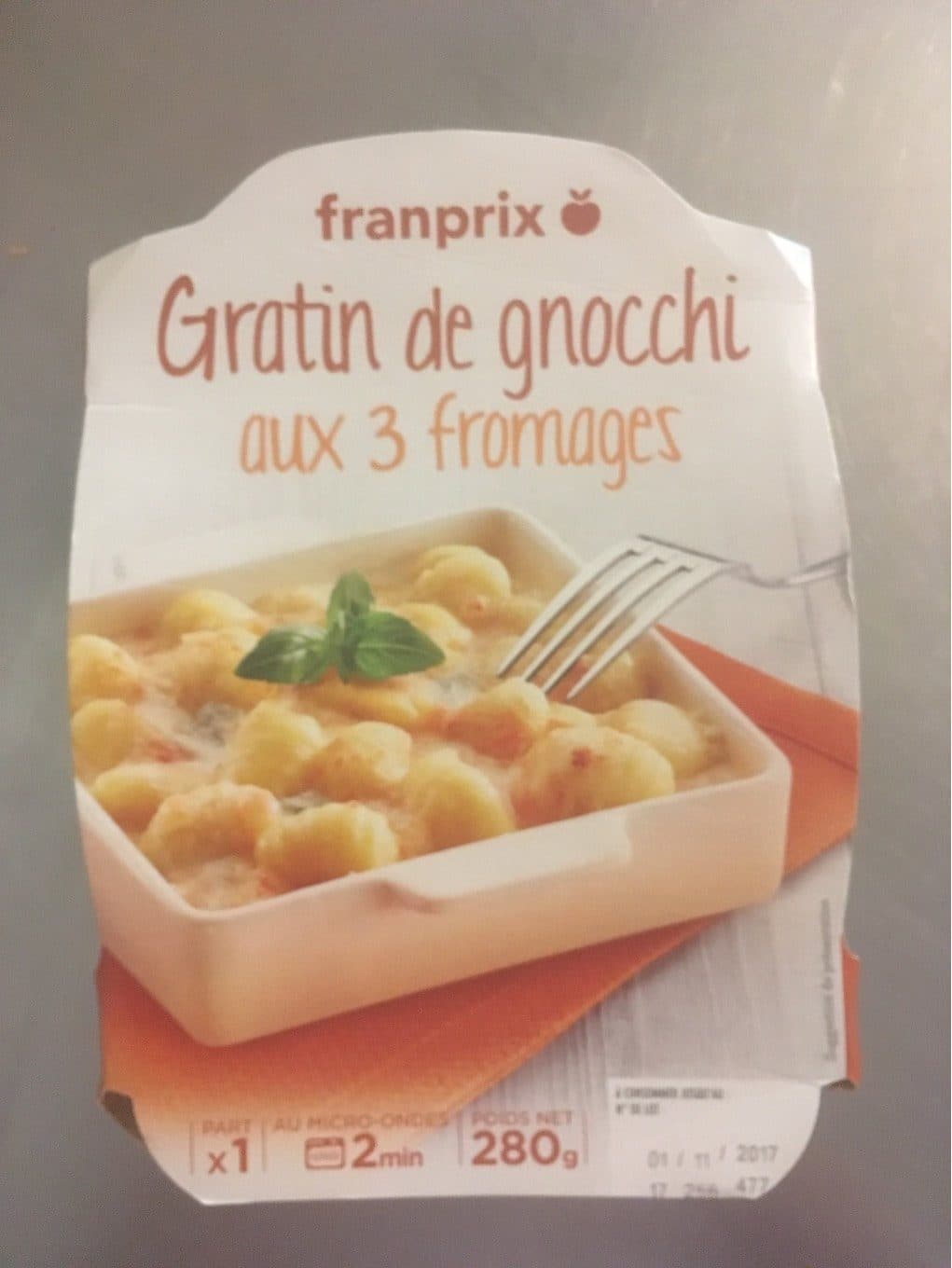Franprix Gratin de gnocchis packshot