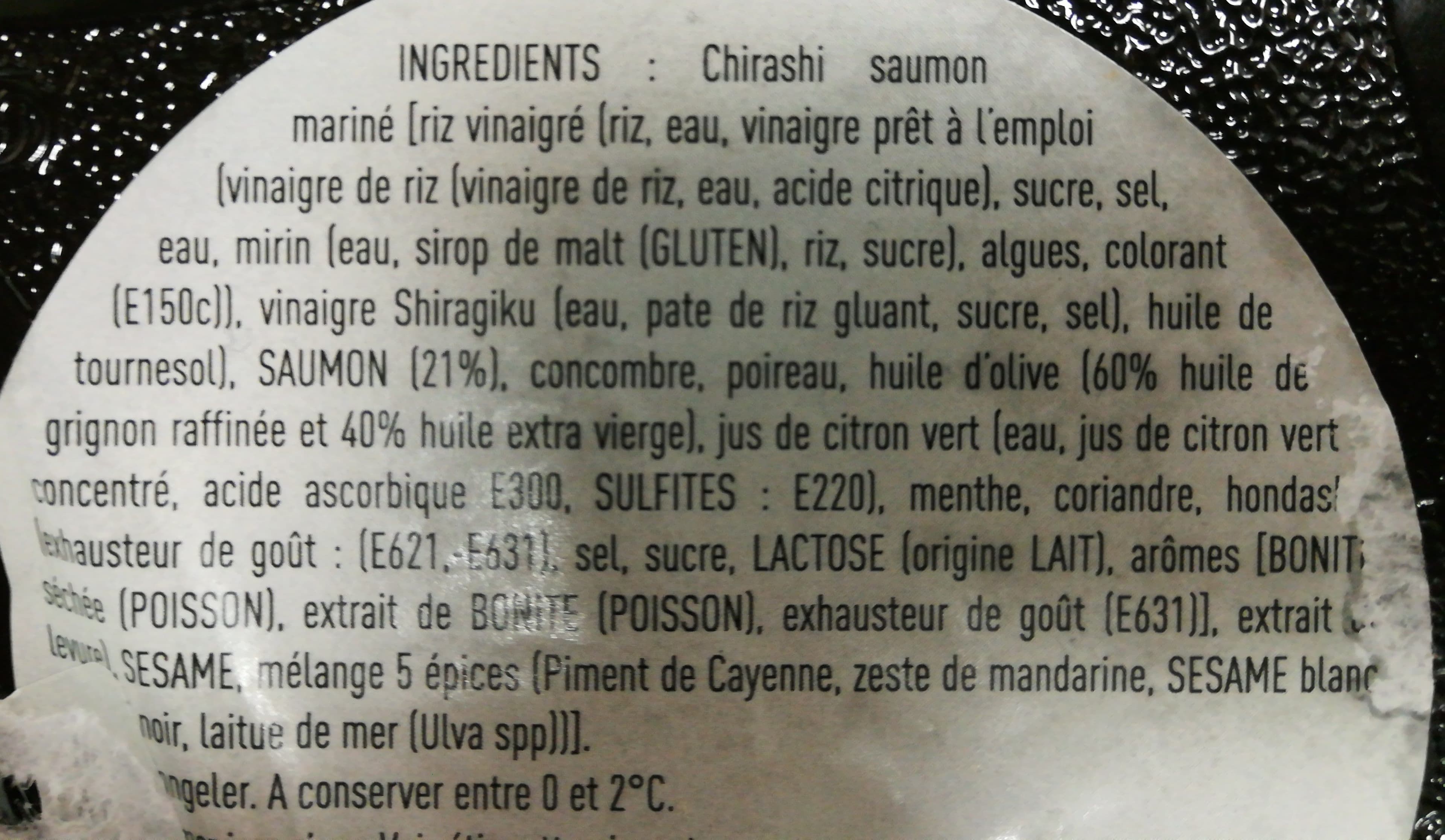 Sushi Go Chirashi mariné packshot