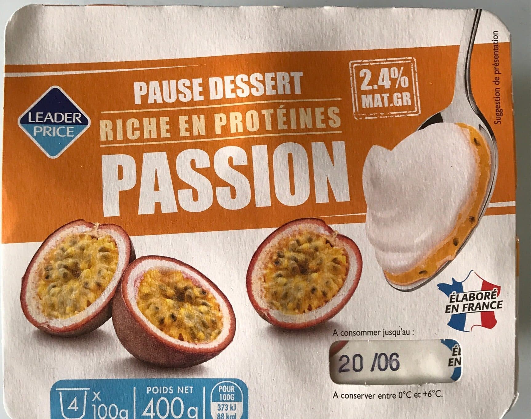 Leader Price Pause Dessert Passion packshot