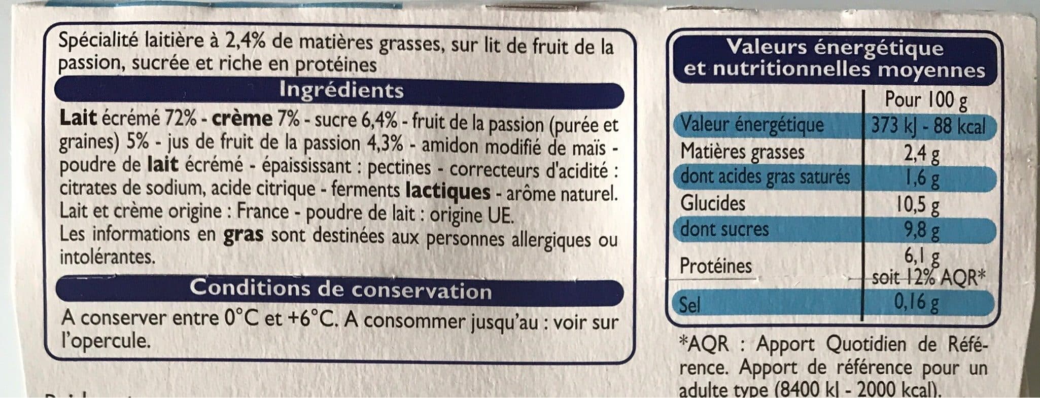 Leader Price Pause Dessert Passion packshot