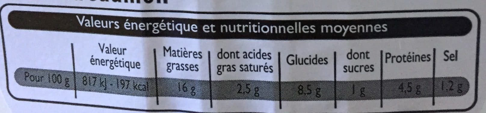 Leader Price Pâtes au saumon packshot