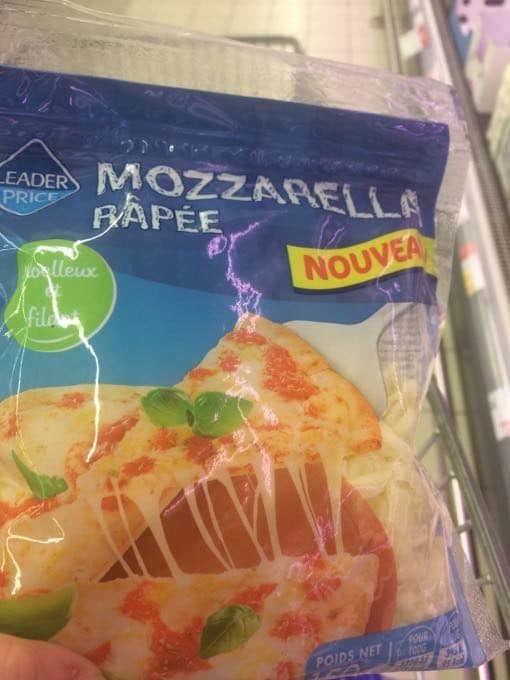 Leader Price Mozzarella Râpée packshot