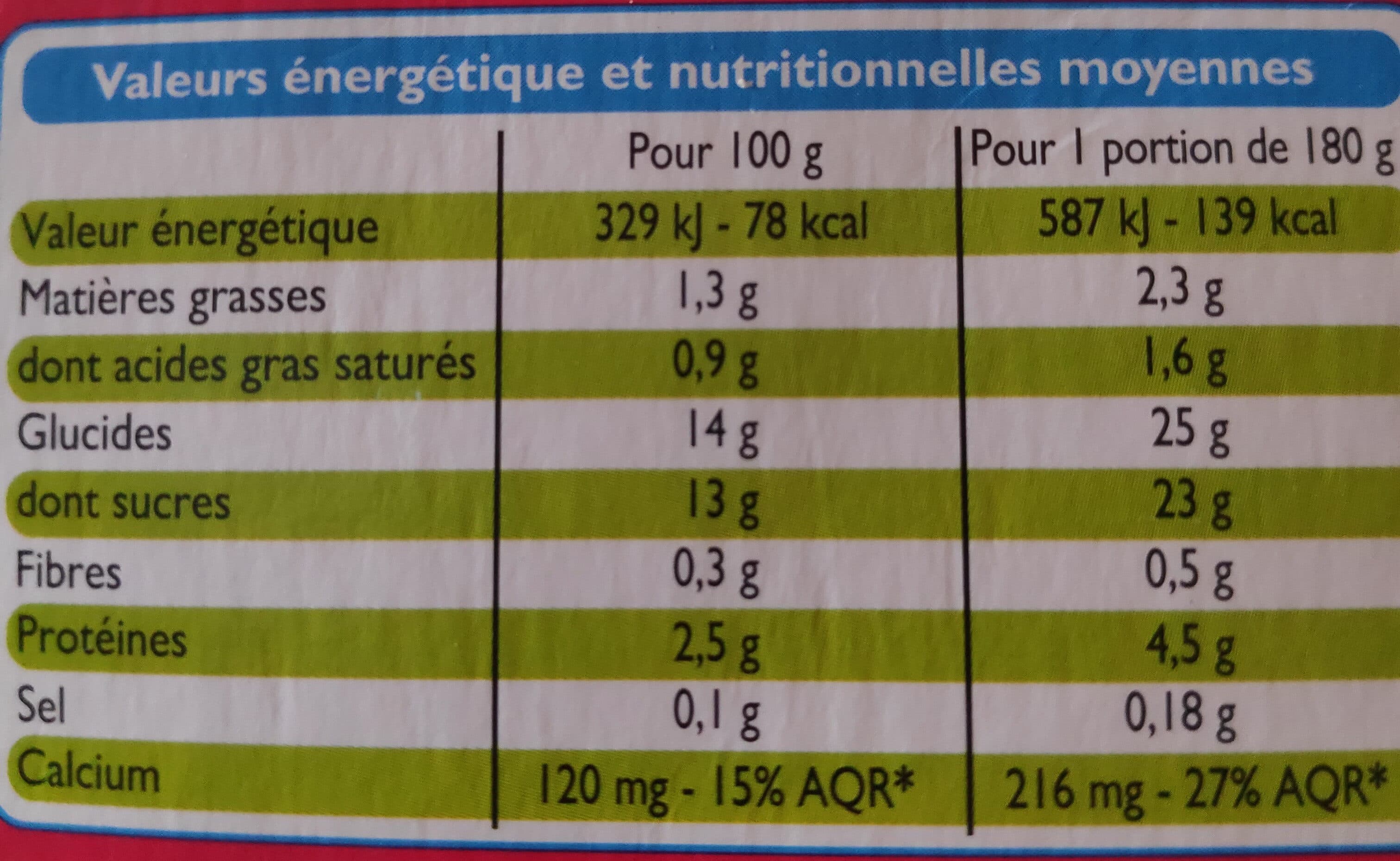 Leader Price Yaourt à boire framboise packshot