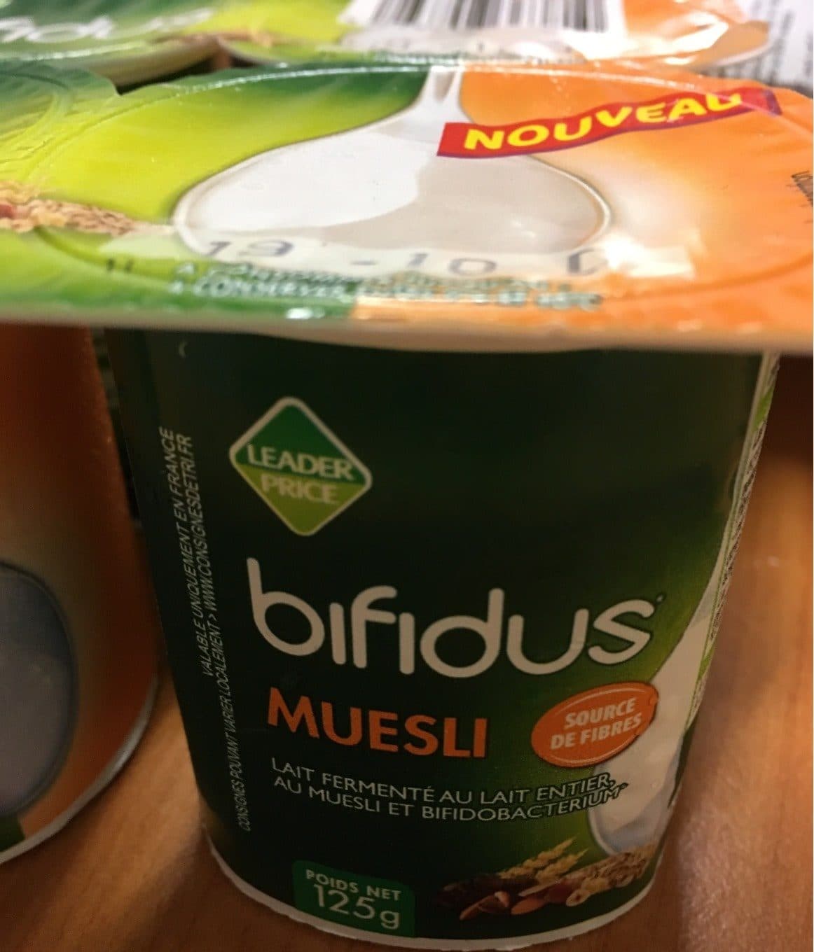 Leader Price Bifidus musli packshot