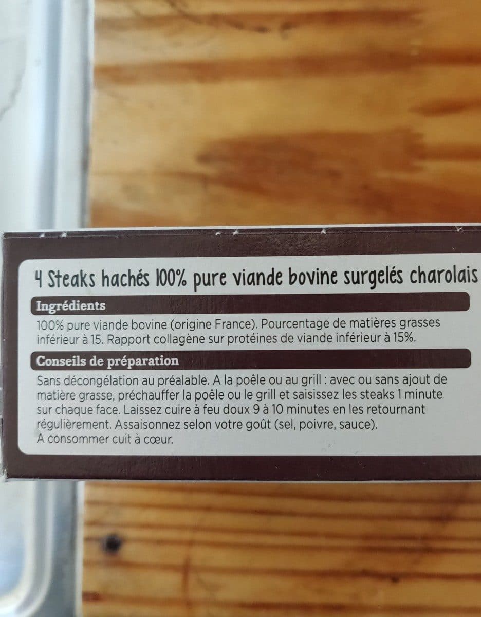 Franprix Steaks hachés pur bœuf façon bouchère packshot