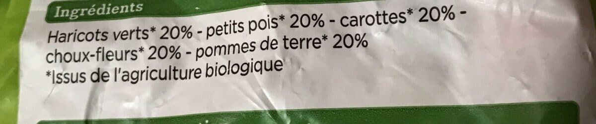 Franprix melange de legumes bio packshot