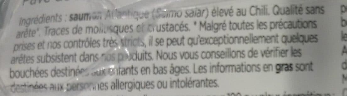 Franprix Pavés de Saumon packshot