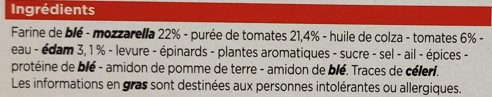 Franprix Pizza Cuite sur Pierre Tomate Mozzarella packshot