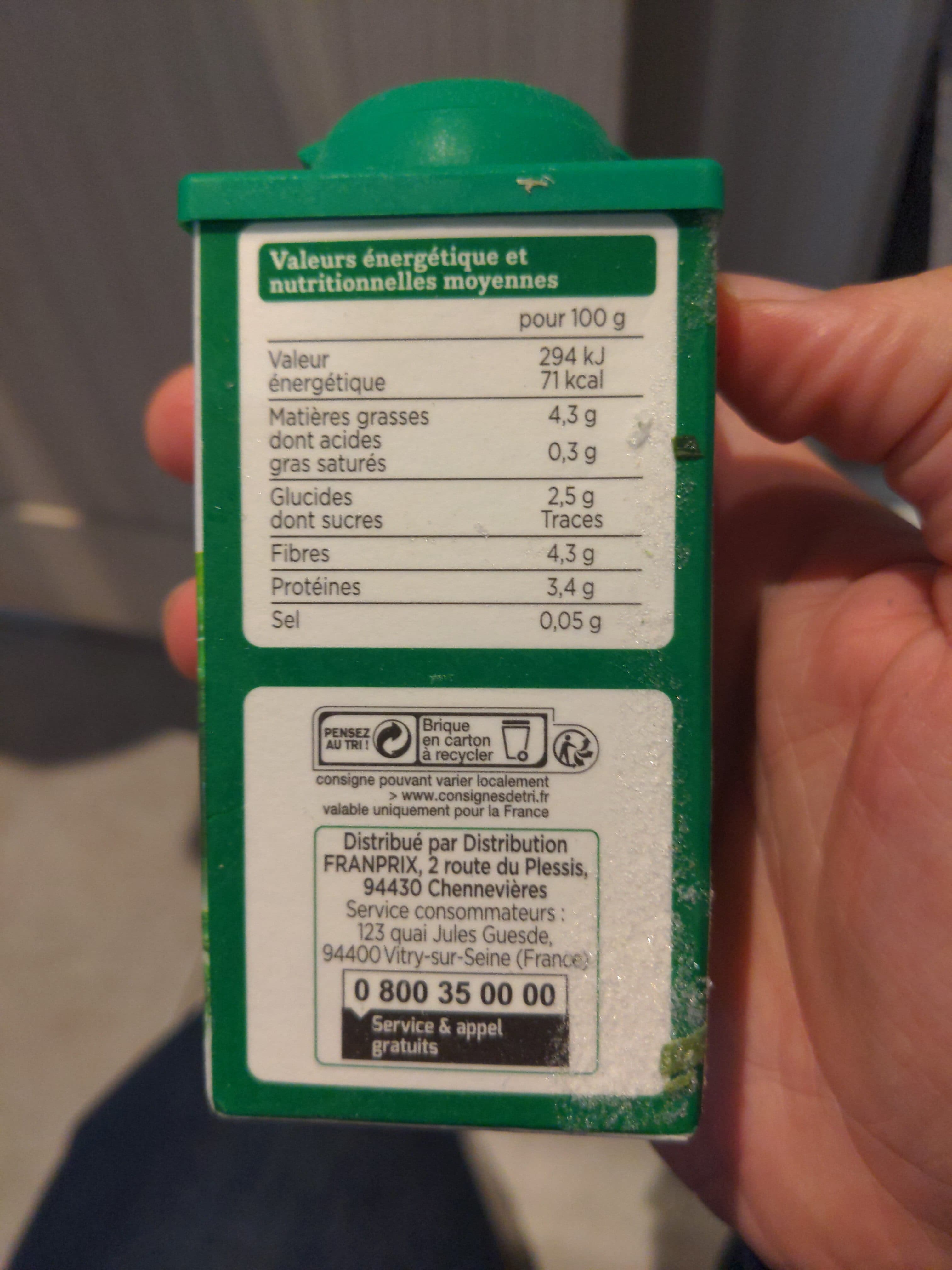 Franprix Basilic coupé packshot