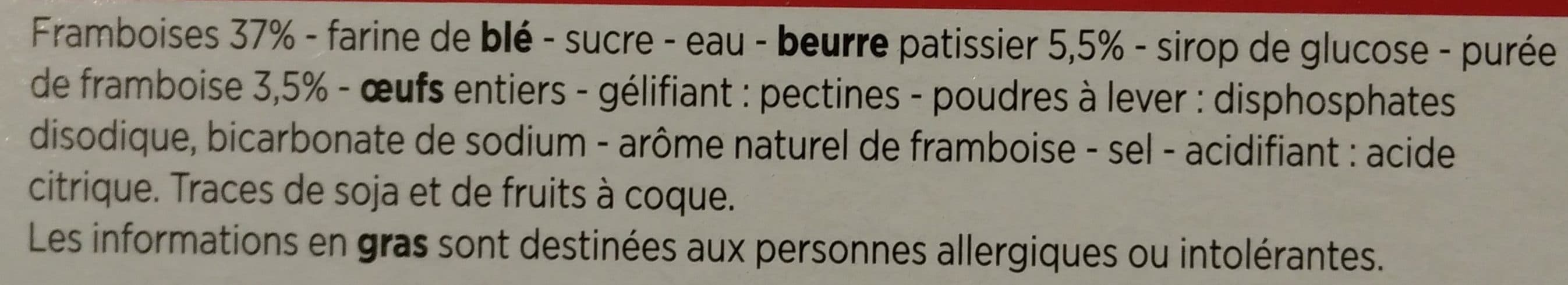 Franprix Tarte Framboises pâte sablée pur beurre packshot