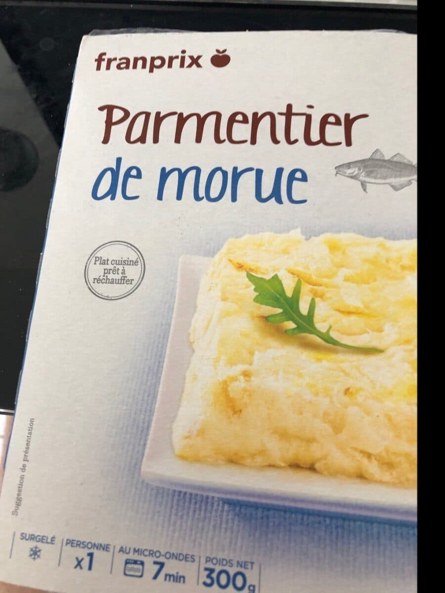 Franprix Brandade de Morue packshot