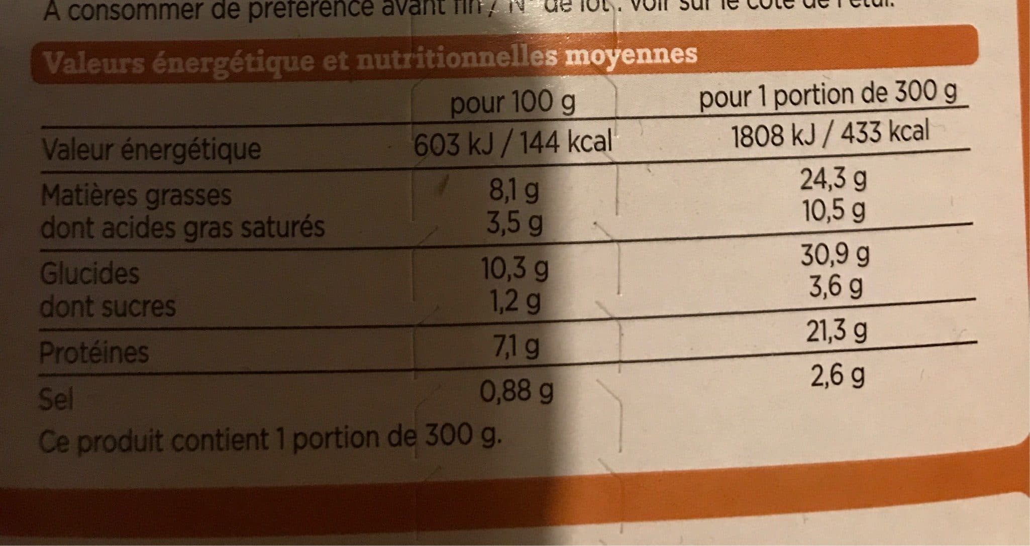 Franprix Parmentier de canard packshot