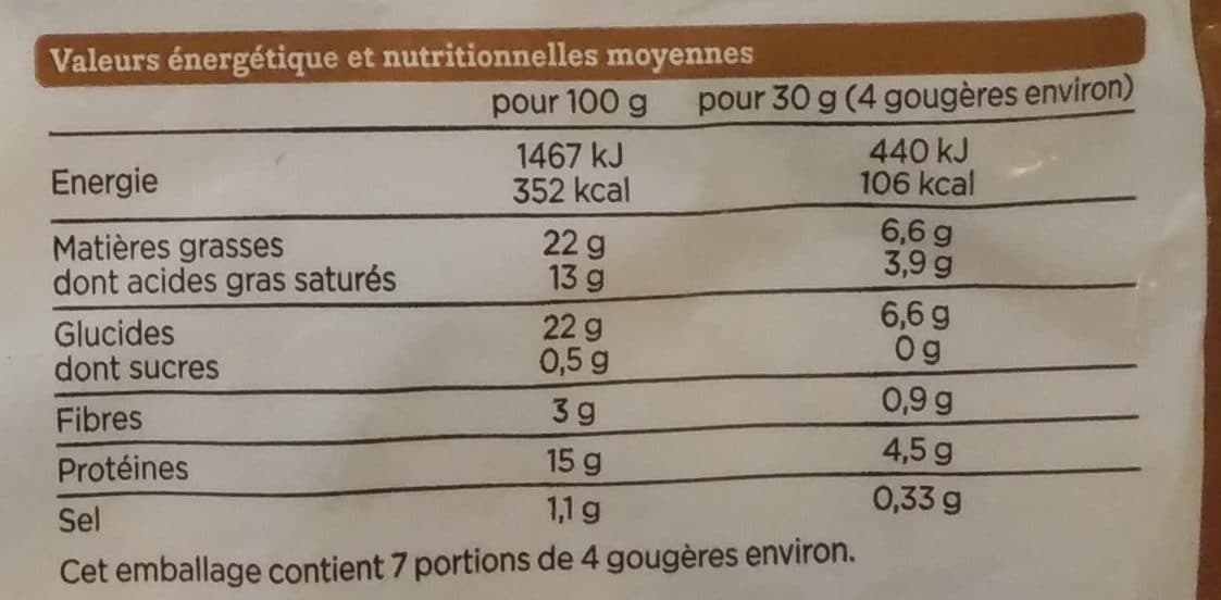 Leader Price Mini Gougères au Comté packshot