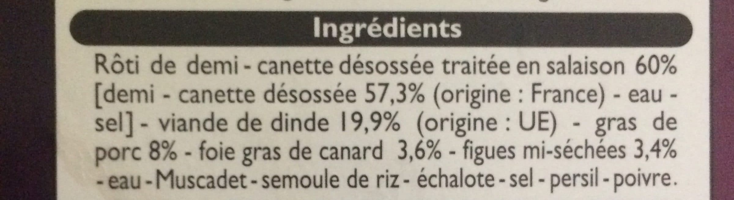 Leader Price Roti de canette packshot
