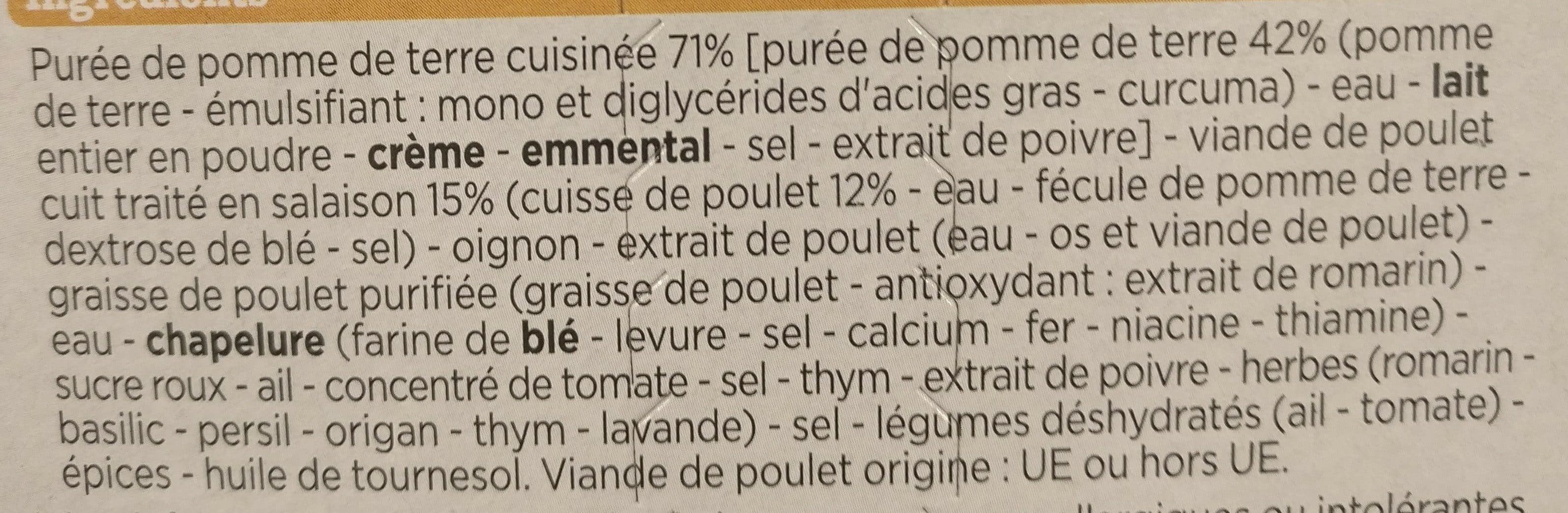 Franprix Parmentier de poulet rôti packshot