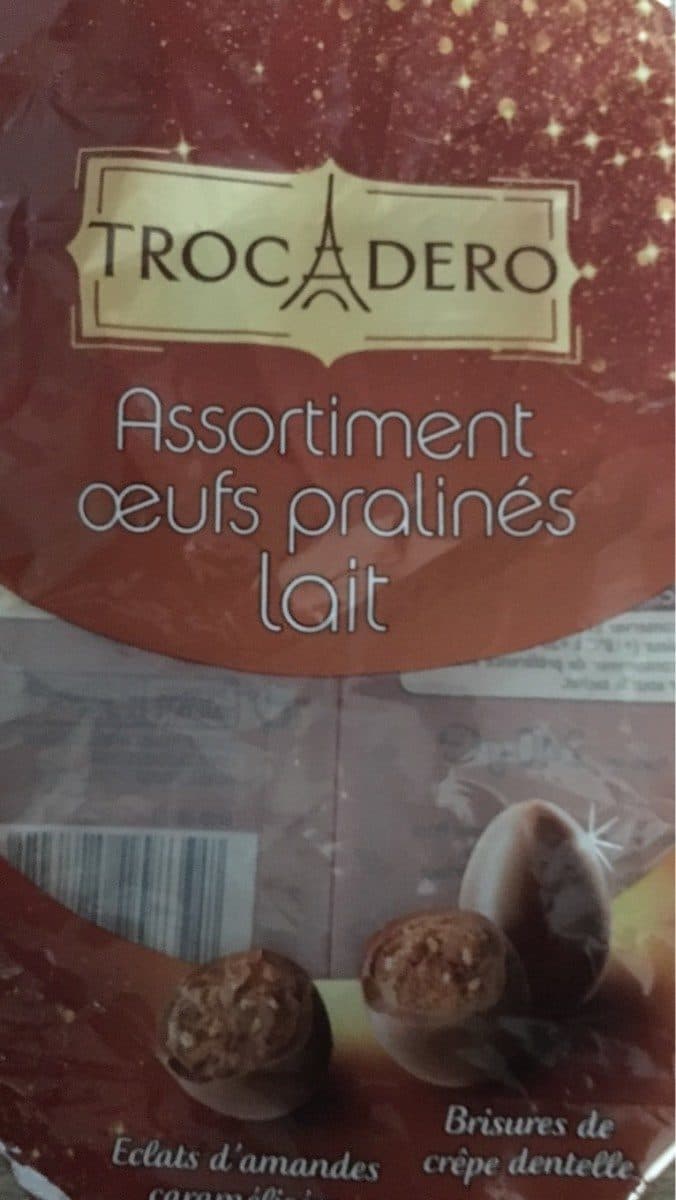 Open Food Facts Assortiment oeuf pralinés lait packshot