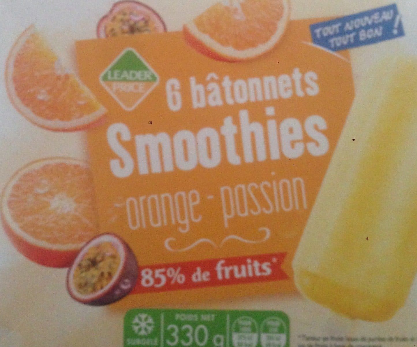 Leader Price Batonnets smoothies packshot