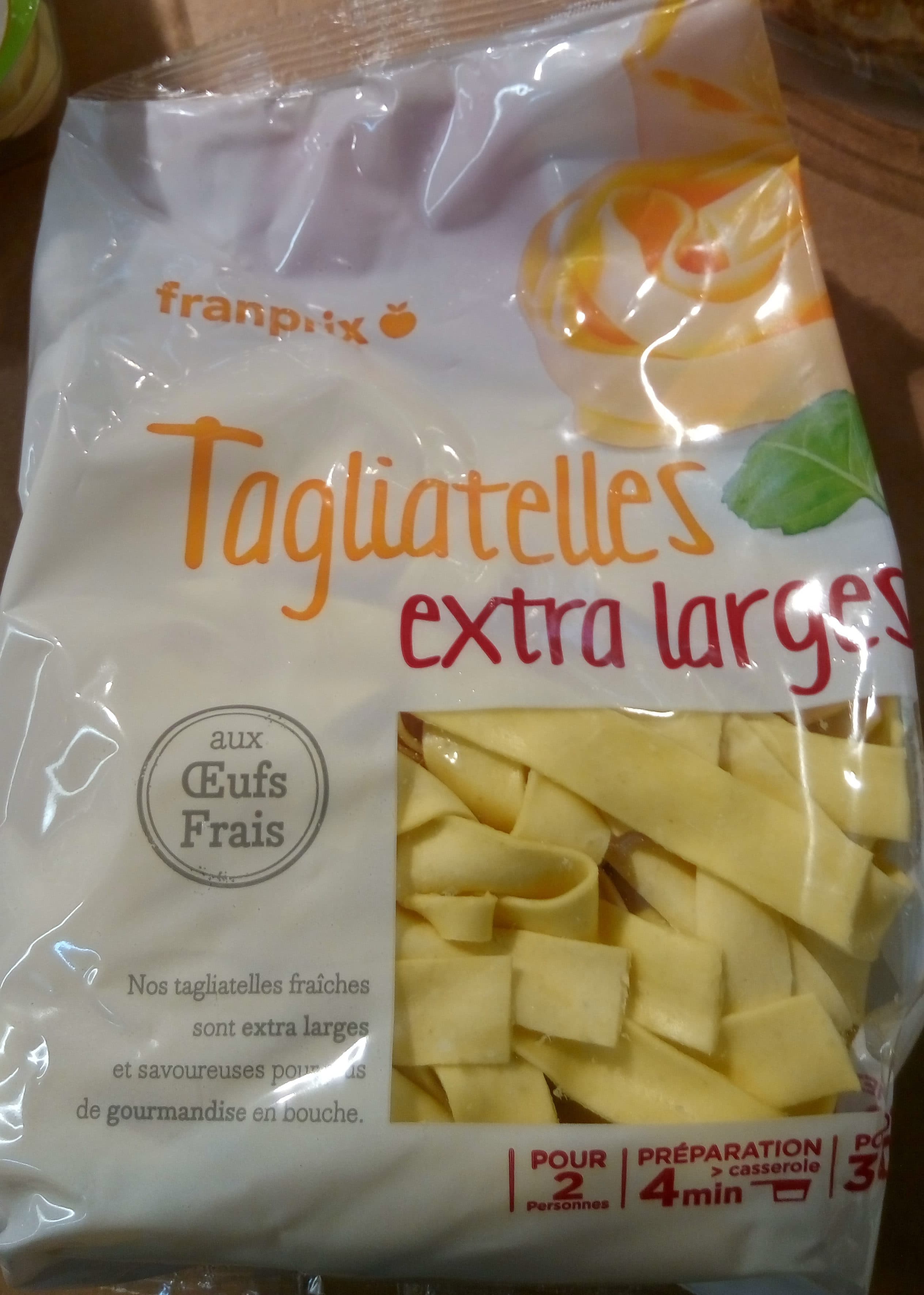 Franprix Tagliatelles Extra Larges packshot