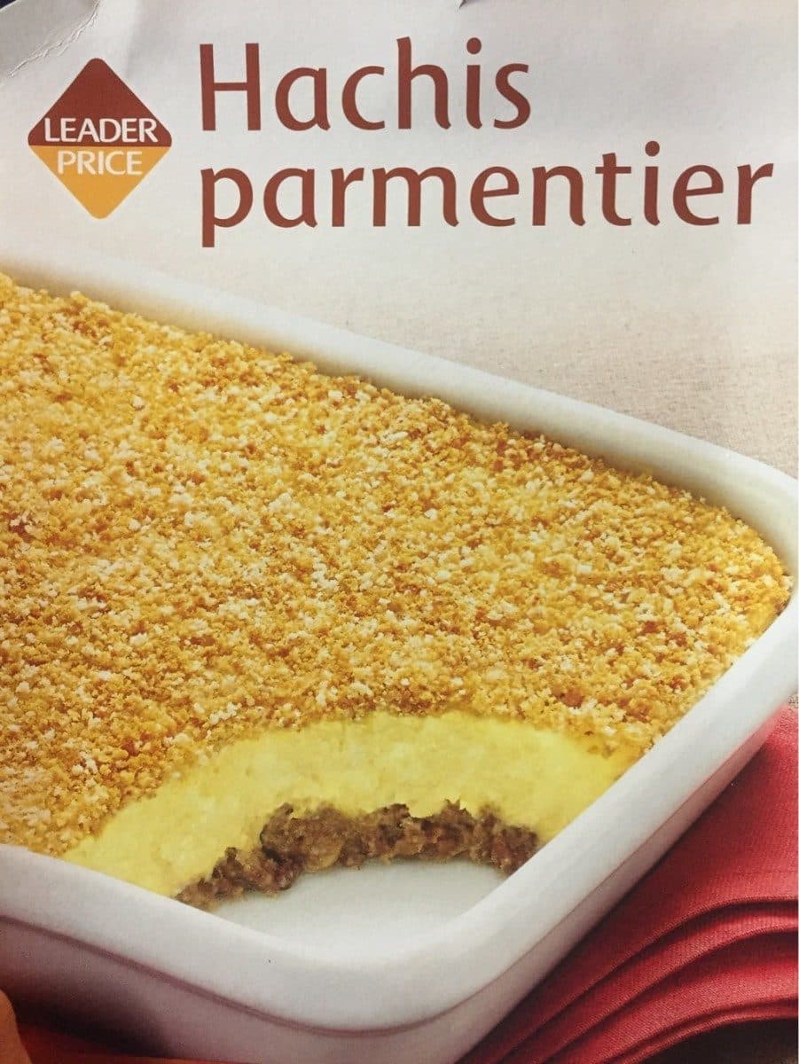 Leader Price Hachis parmentier packshot