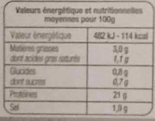 Leader Price Jambon cuit supérieur découenné dégraissé packshot