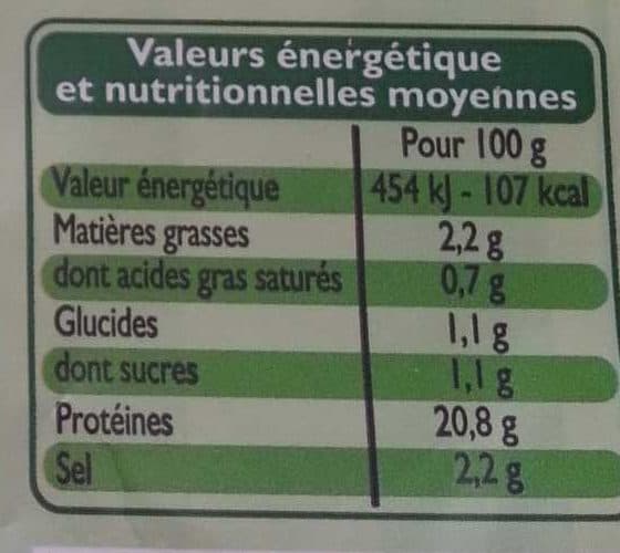 Leader Price Blanc de poulet packshot