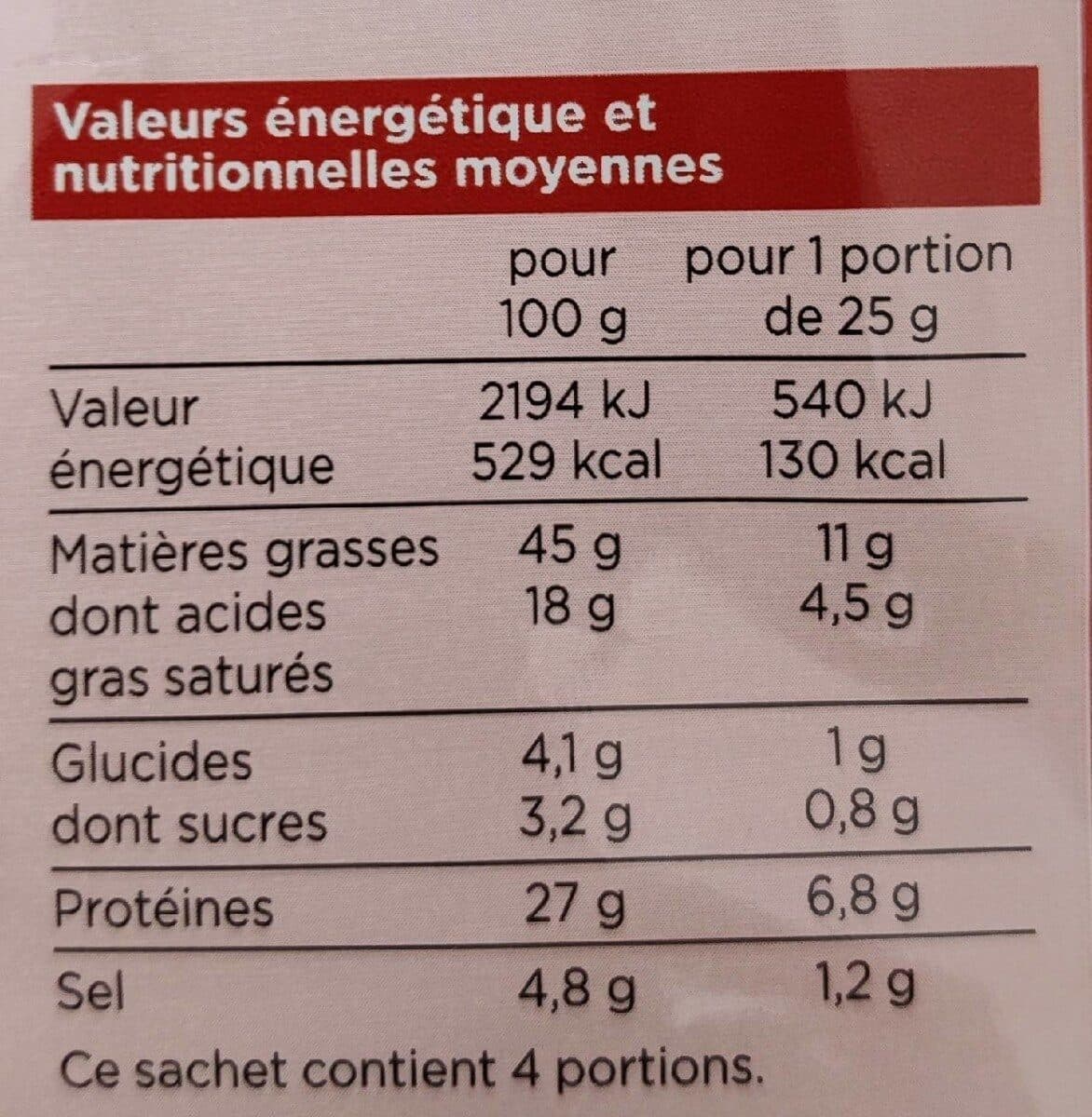 Franprix Sticks saucisson sec packshot