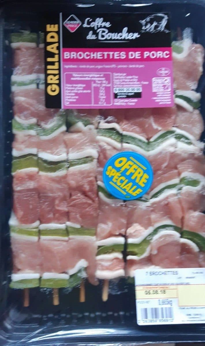 Open Food Facts Brochettes de porc packshot
