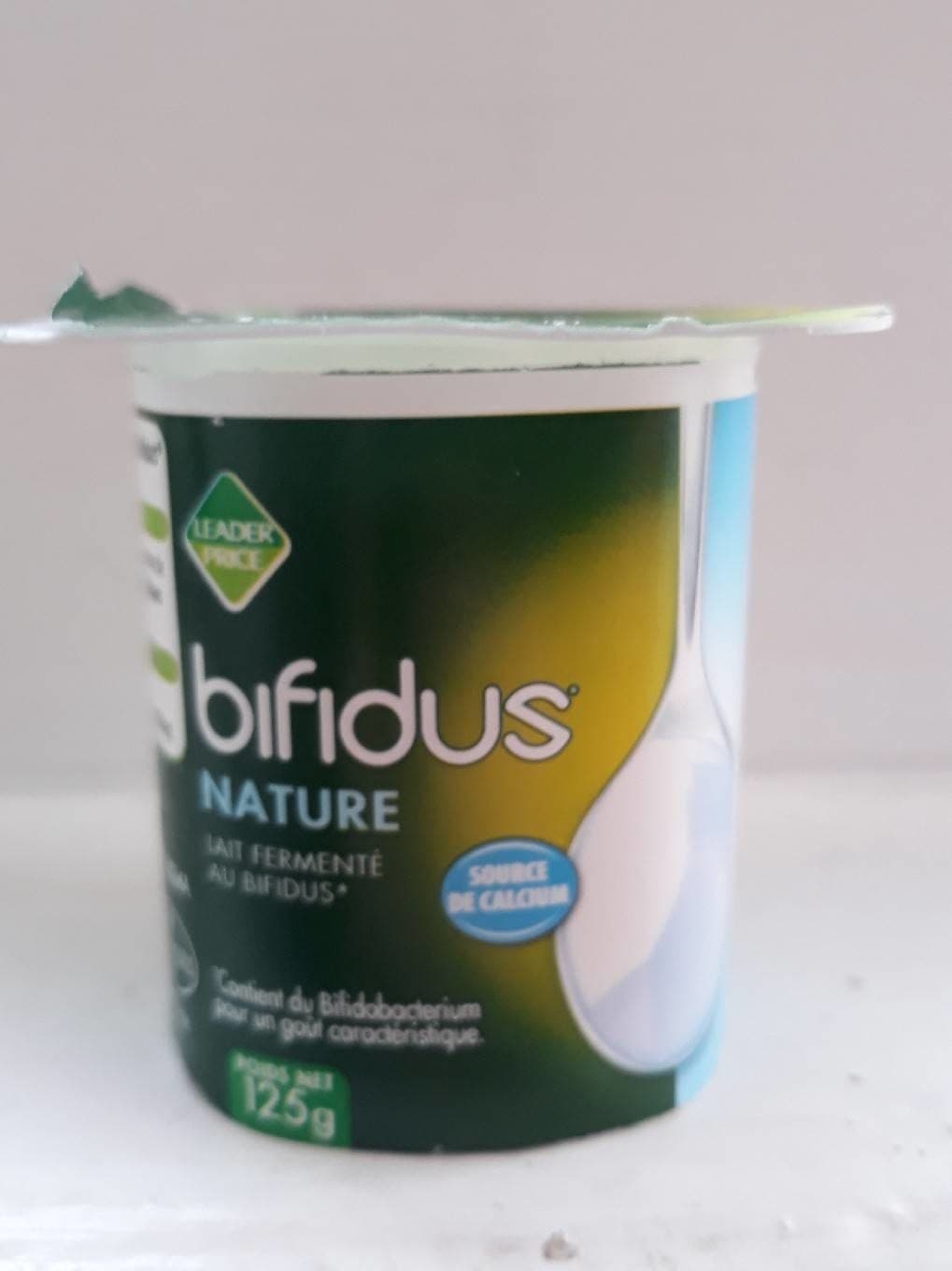 Leader Price Bifidus nature packshot