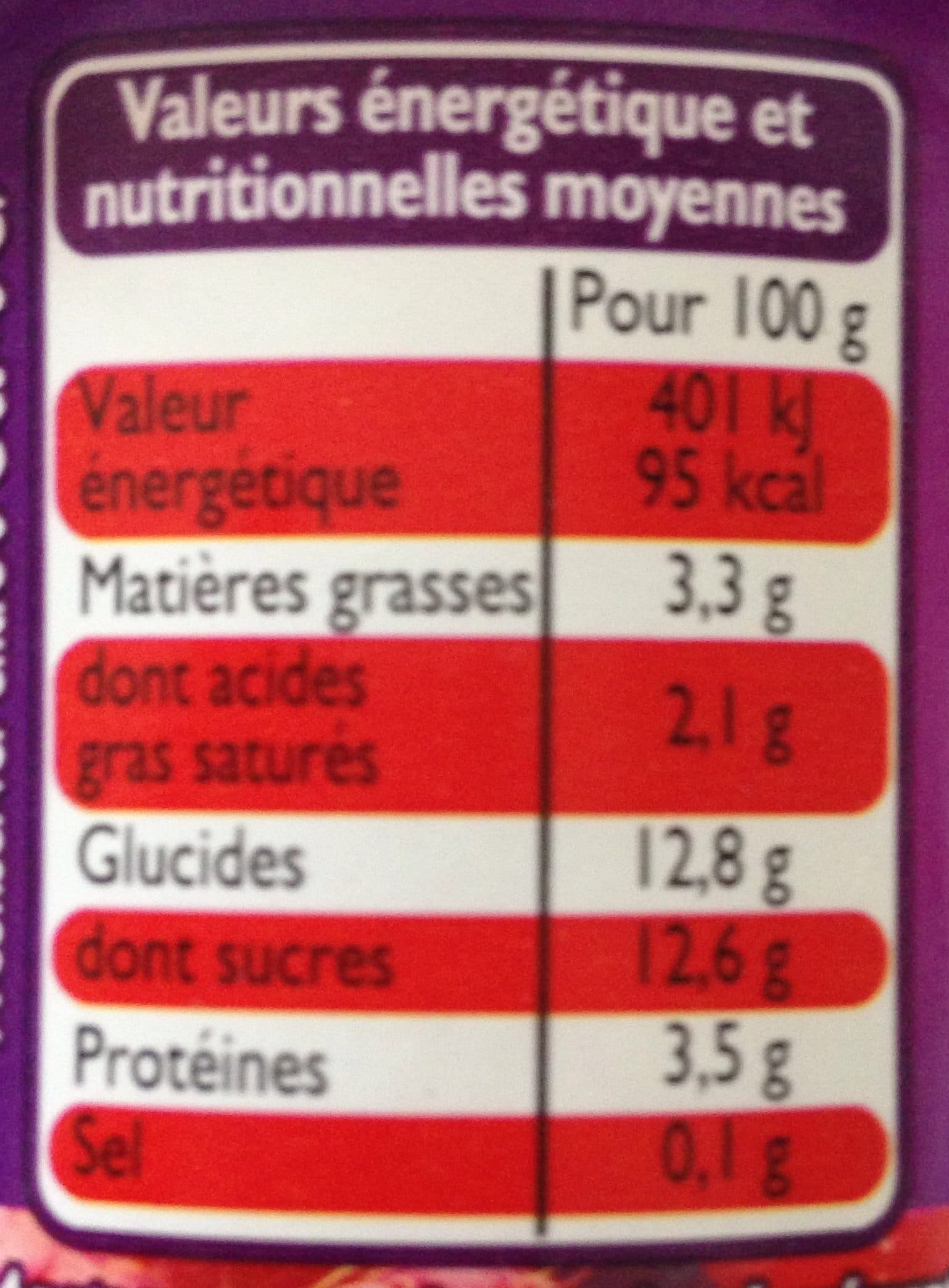 Leader Price Yaourt Crémeux Framboise packshot