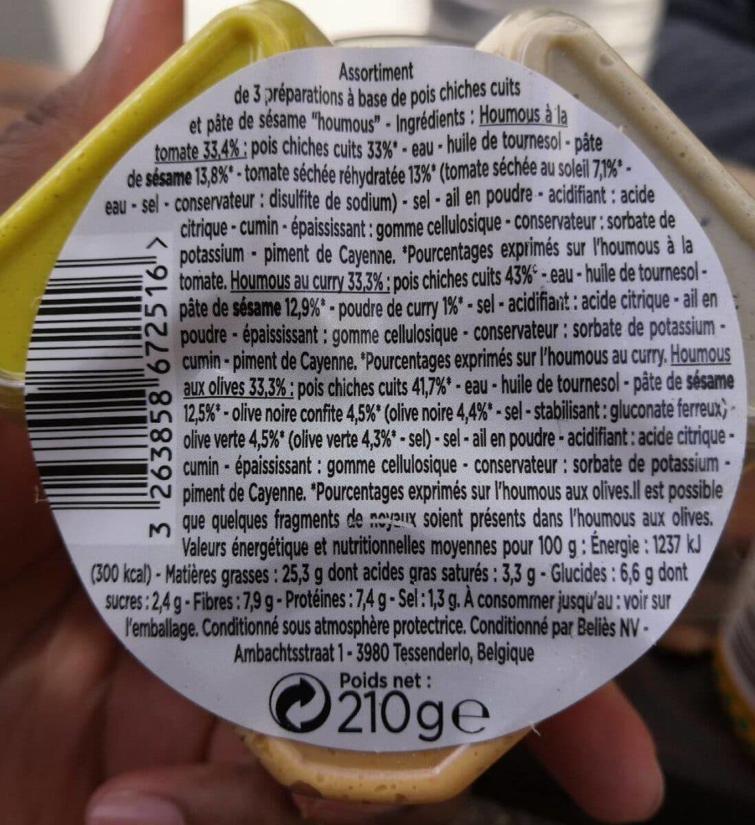 Franprix Trio houmous packshot