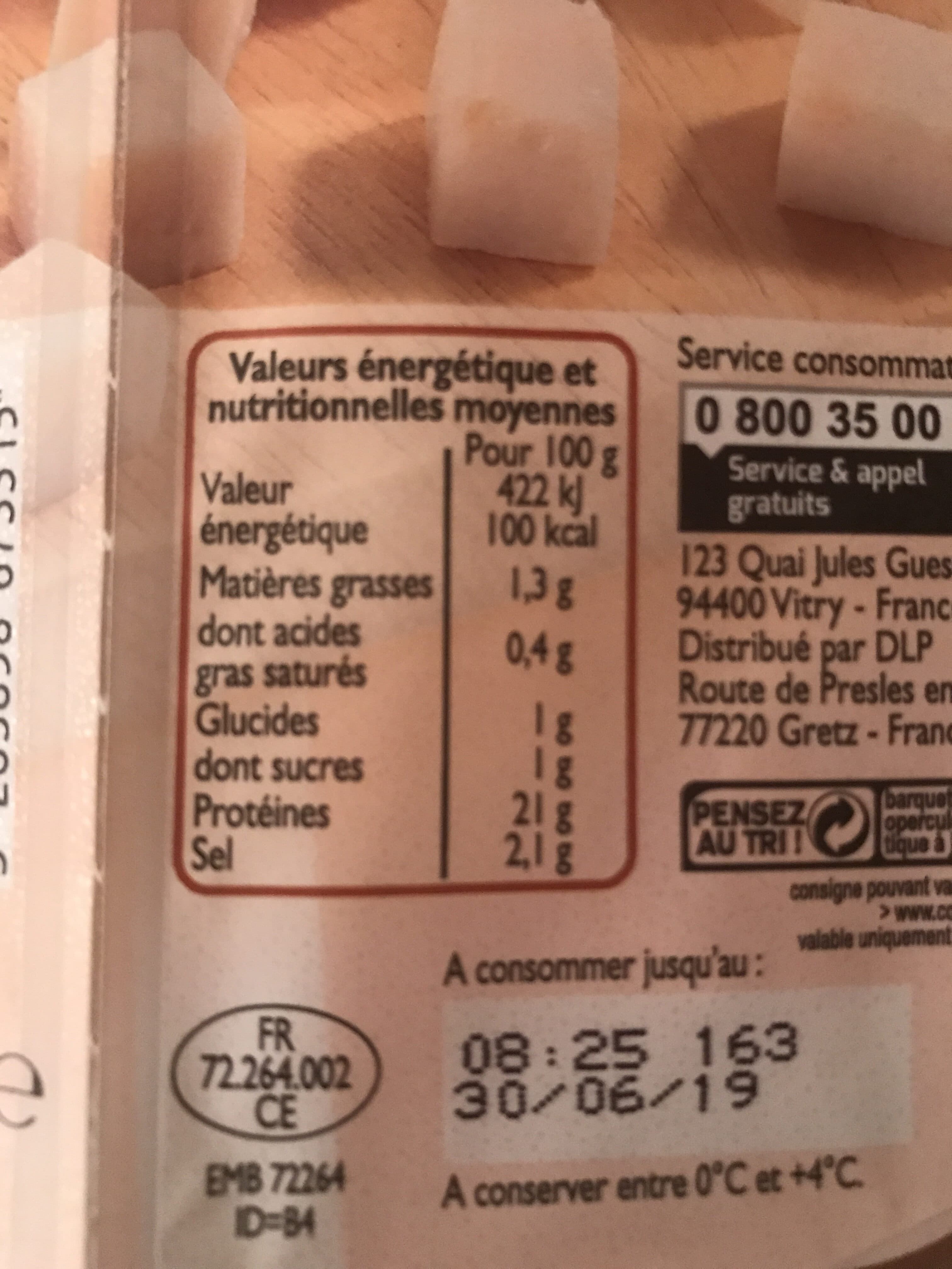 Leader Price Des de poulet packshot