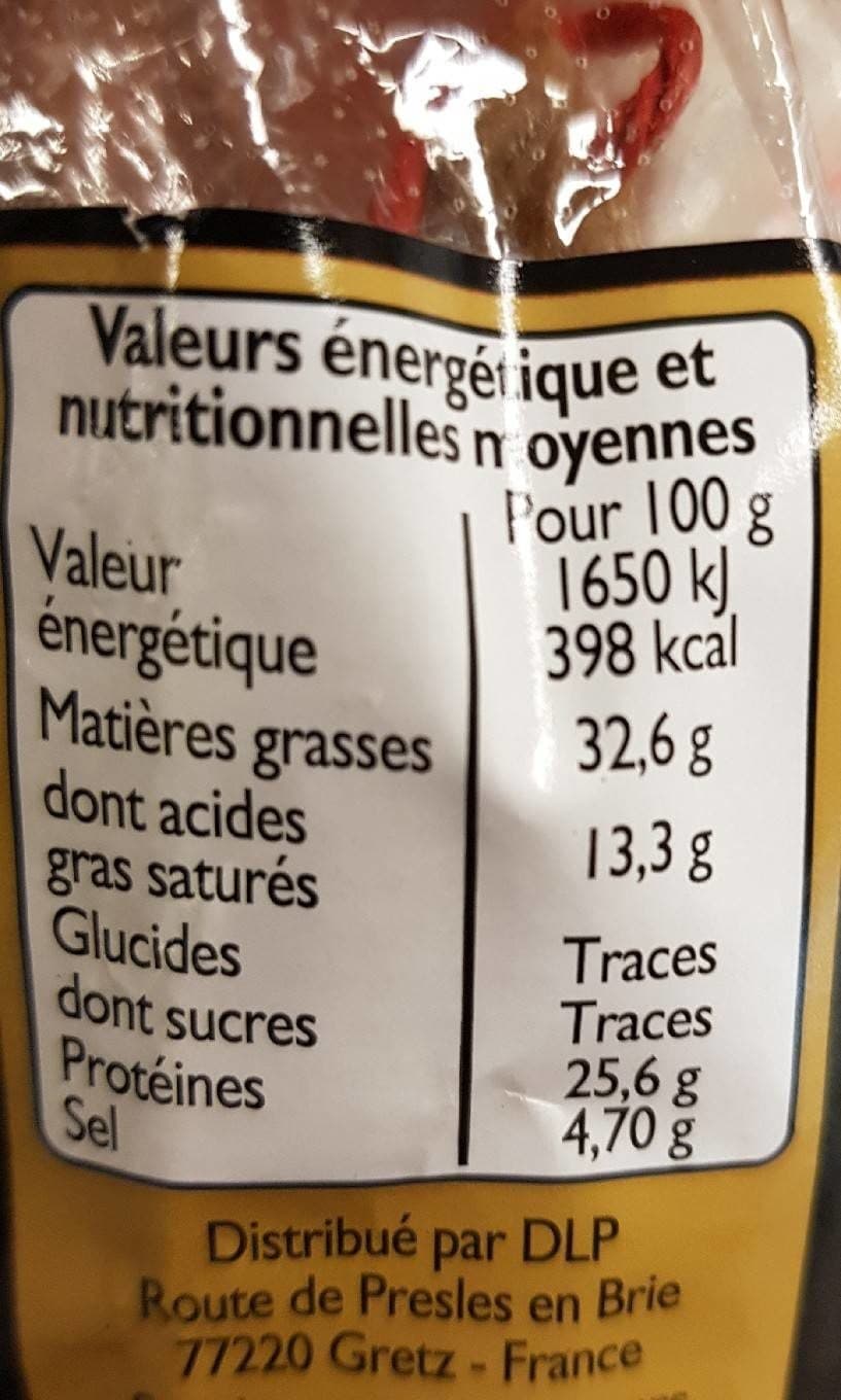 Leader Price Saucisson sec qualité supérieure packshot