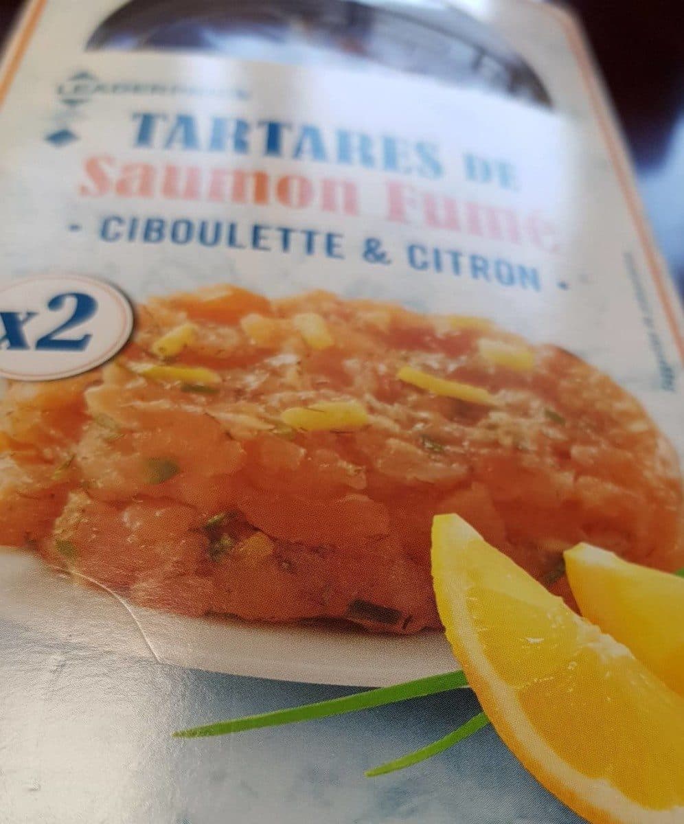 Open Food Facts Tartare de saumon fumé et ciboulette citron packshot