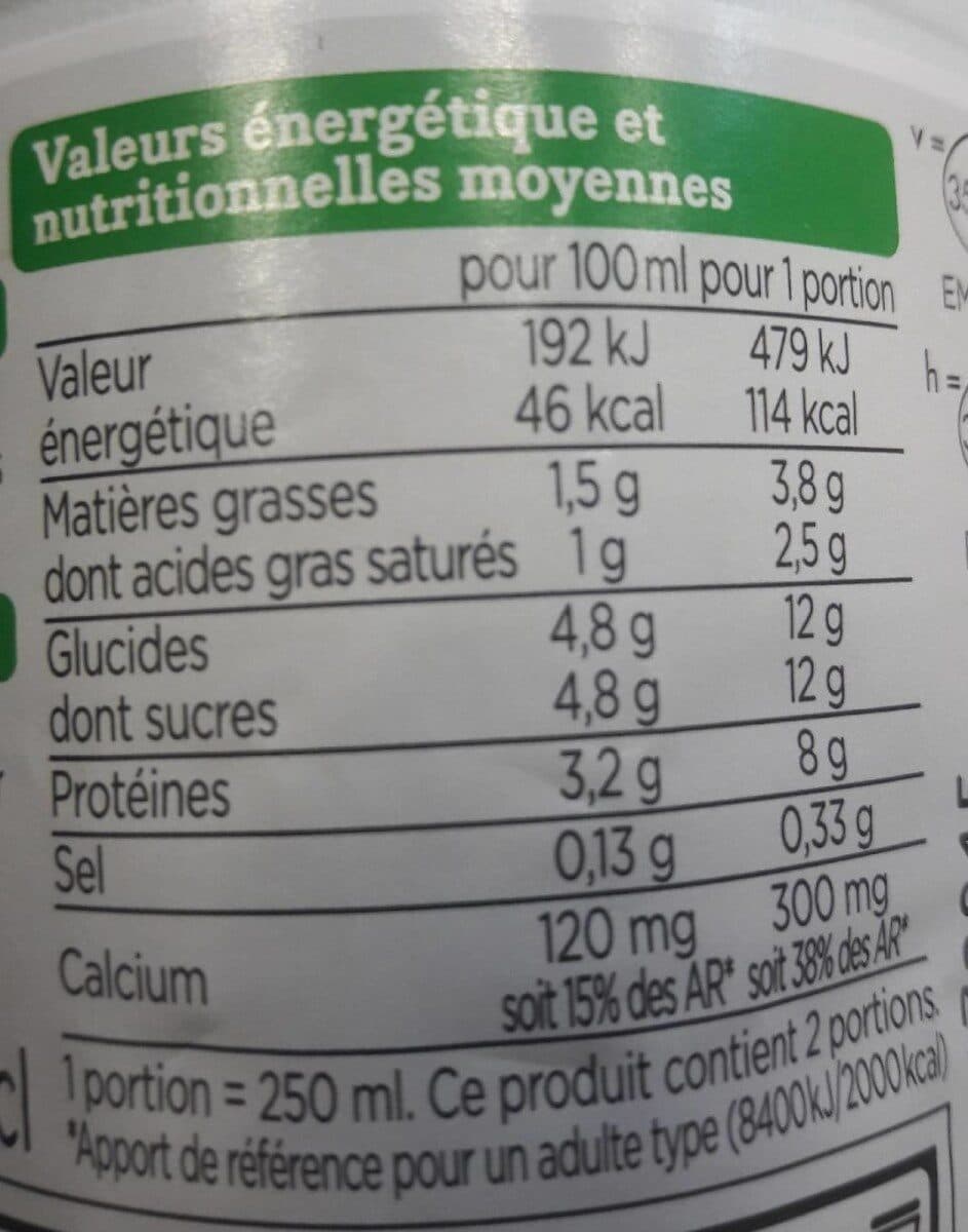Franprix lait demi ecreme UHT bio packshot