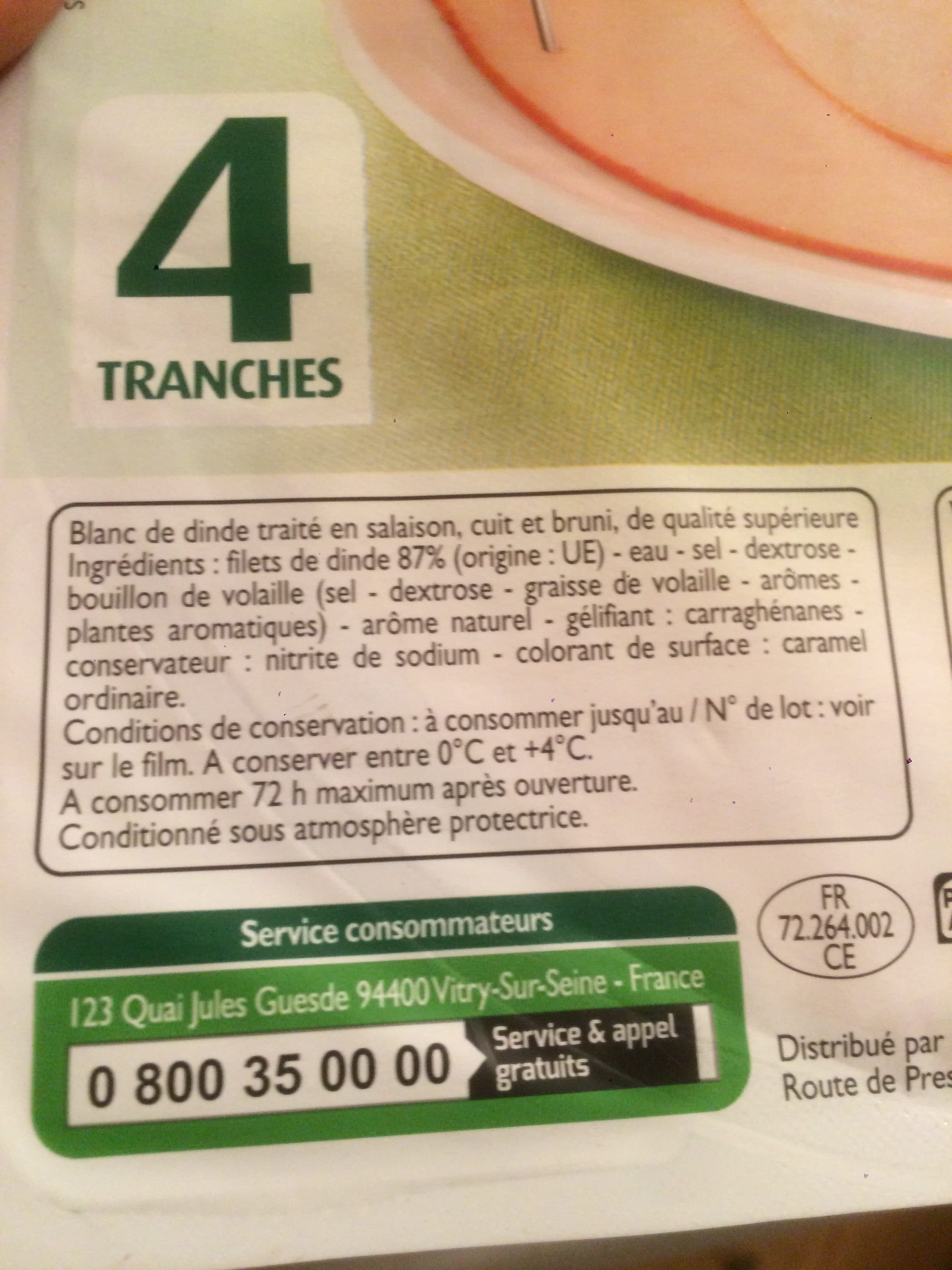 Leader Price Blanc de dinde packshot