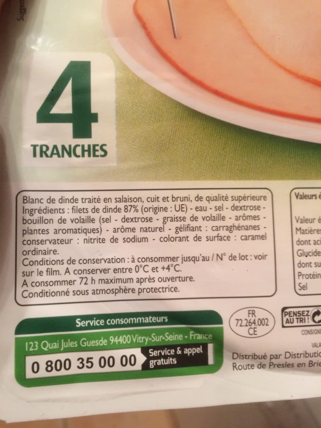 Leader Price Blanc de dinde packshot