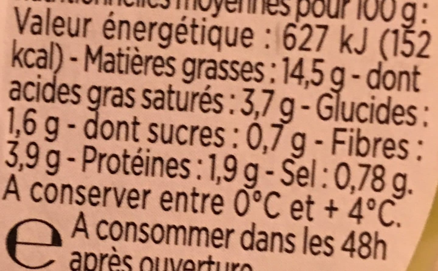 Franprix Guacamole packshot