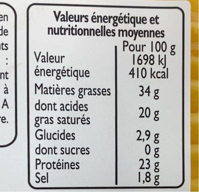 Leader Price Cheddar en tranches packshot