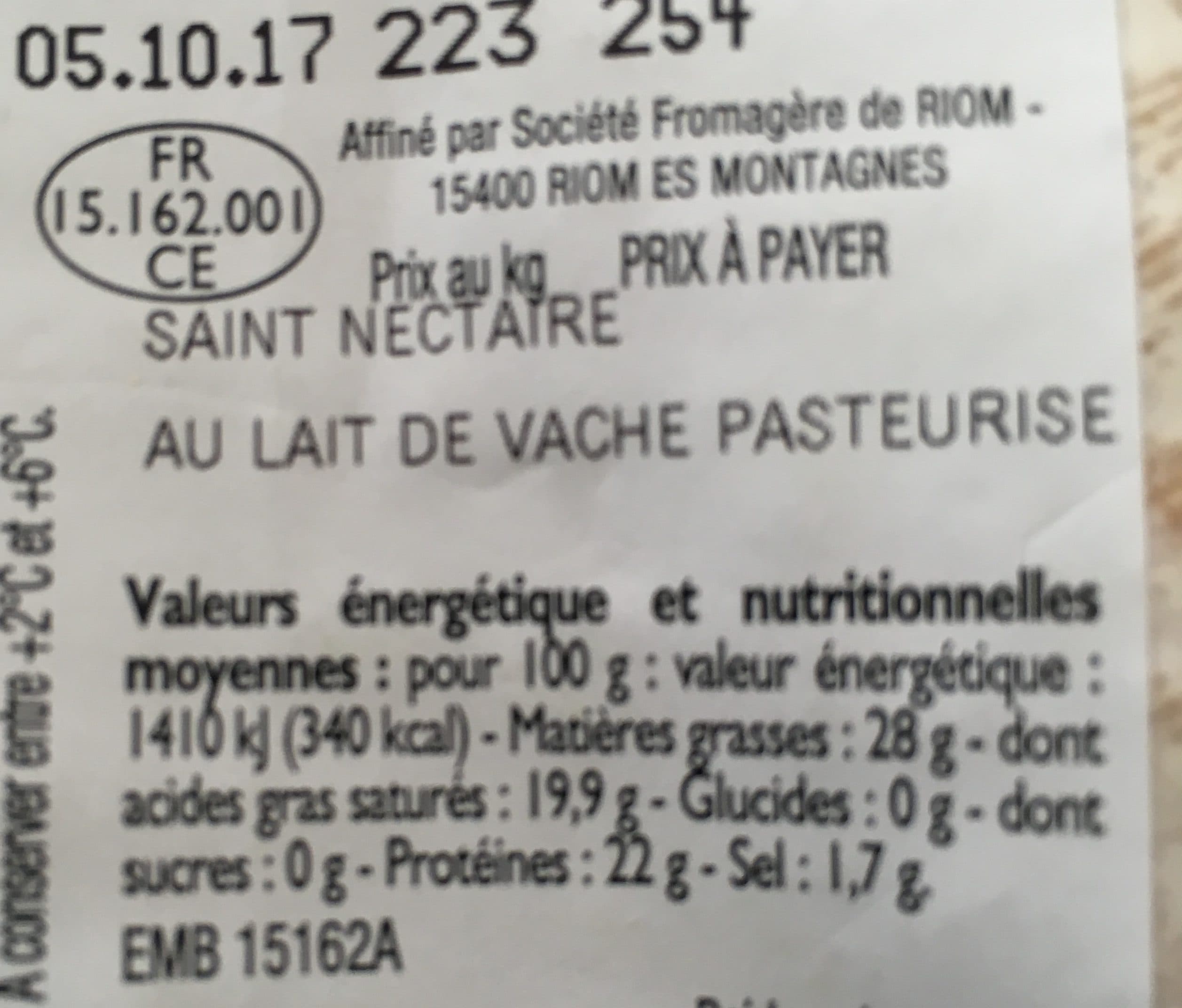 Leader Price Fromage st nectair packshot