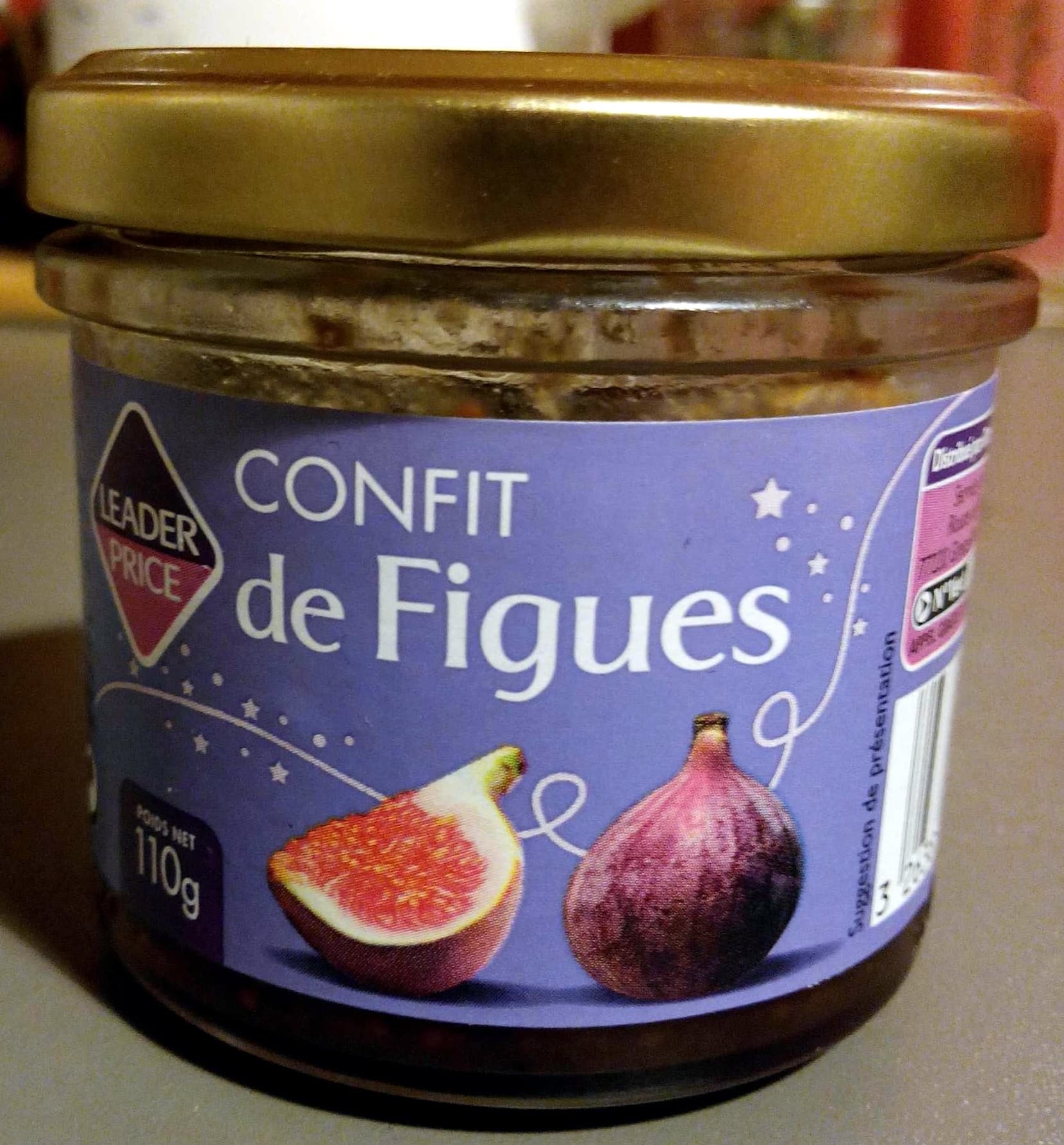 Leader Price Confit de figues packshot