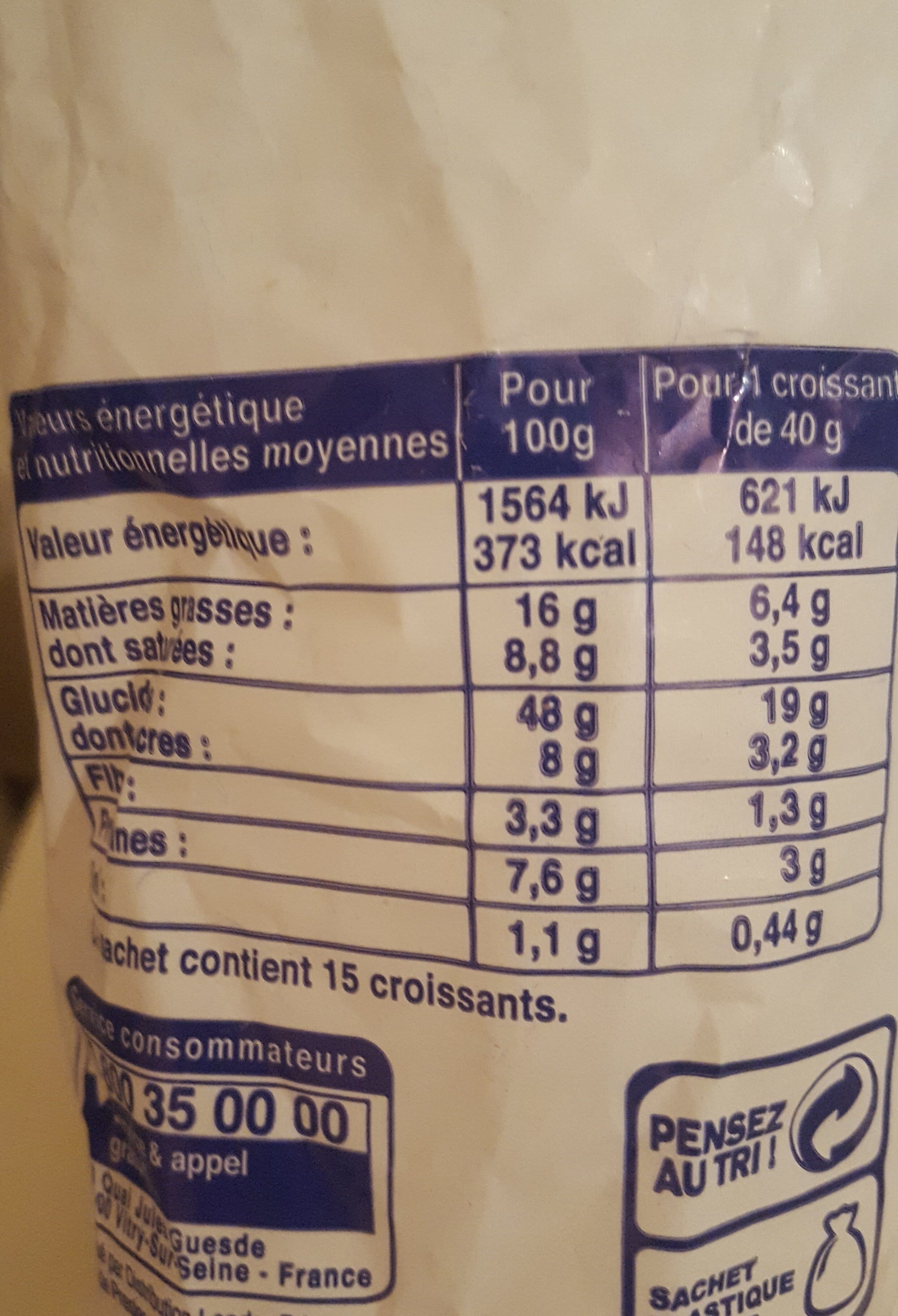 Le prix gagnant Croissant packshot