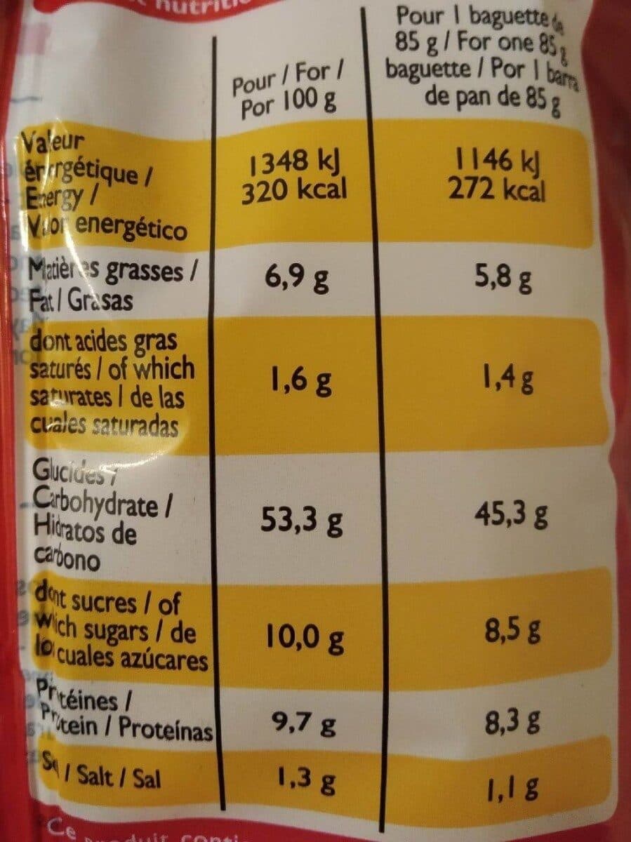 Leader Price Baguettes viennoises packshot